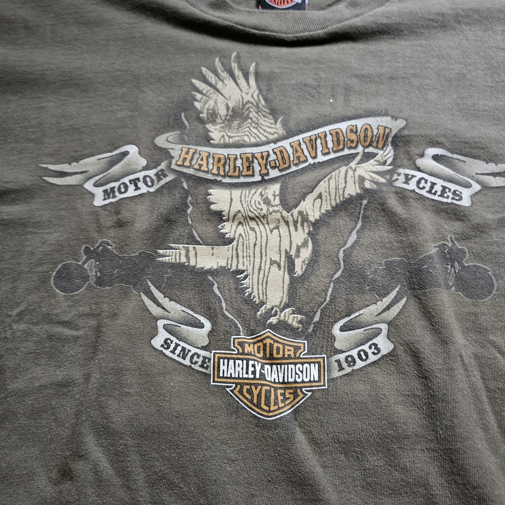 2007 Harley Davidson Palm Beach Single Stich T Shirt Size L